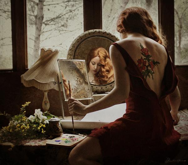 phụ nữ tattooed- - 50 + Hình ảnh của Xăm Phụ nữ <3 <3