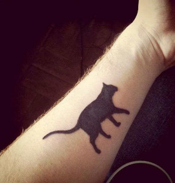 Cát cánh tay hình xăm - 55 Ví dụ về mèo dễ thương Tattoo <3 <3