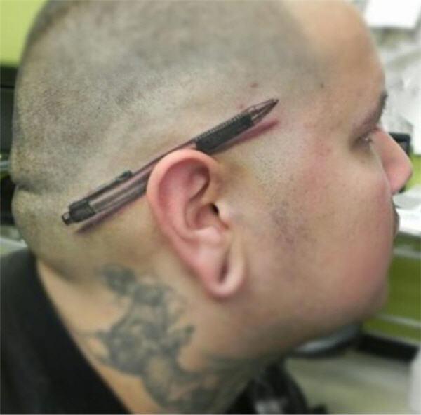 When school gets under your skin. Actually, ON your skin! 