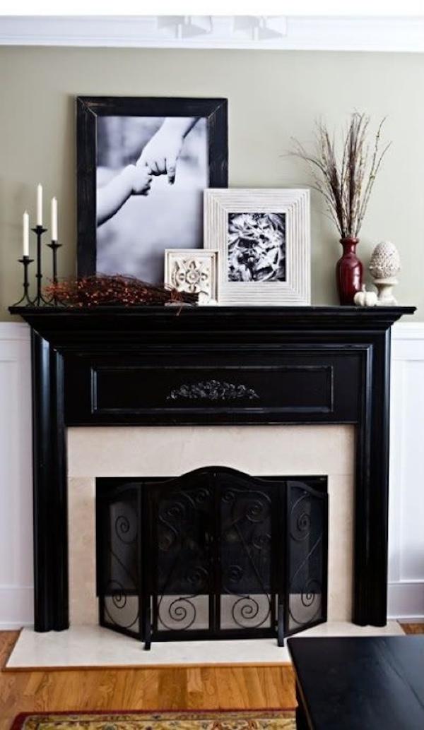 Easy And Inexpensive Ways To Decorate The Mantle Above