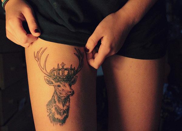 King of the Forest - 45 Inspiring Deer Tattoo Designs <3 <3