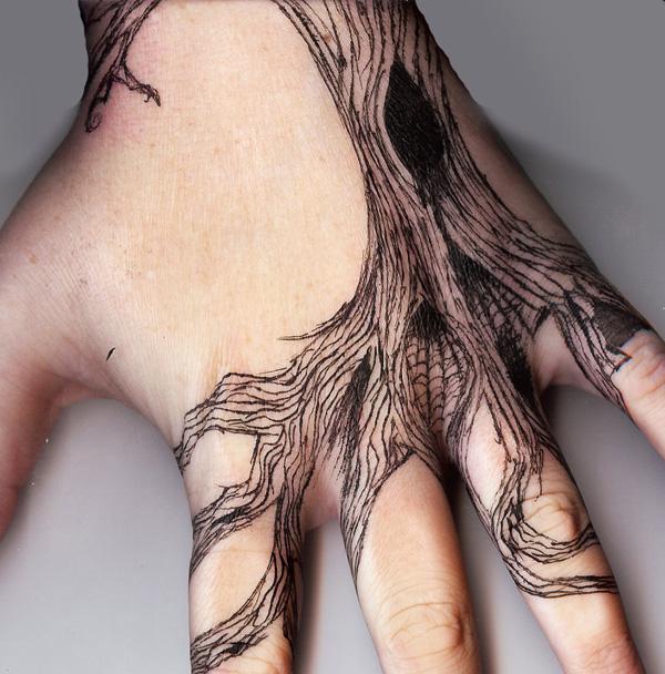 Tattoo Lấy cảm hứng từ tay Tree - 45+ bắt mắt hình xăm trên tay <3 <3