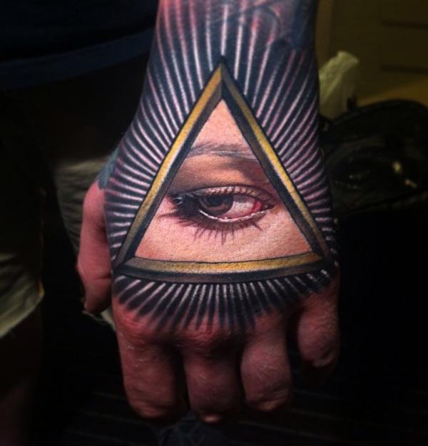 Mắt Tattoo trên tay - 45+ bắt mắt hình xăm trên tay <3 <3