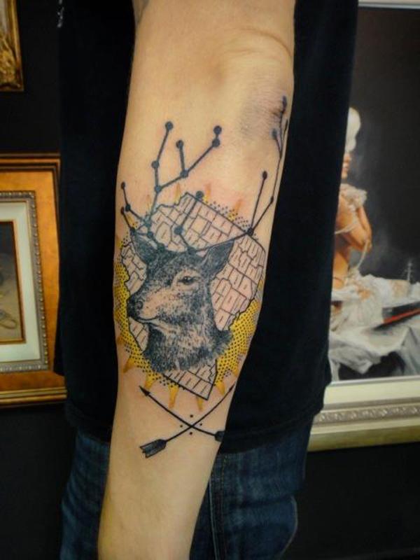 Deer Tattoo - 45 Inspiring Deer Tattoo Designs <3 <3