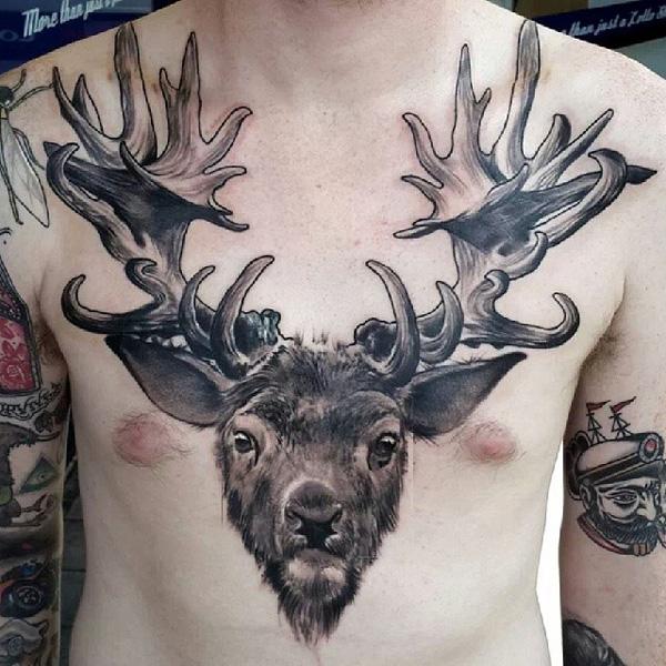 Deer Tattoo for Men - 45 Inspiring Deer Tattoo Designs <3 <3