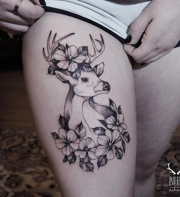45 inspiring deer tattoo designs art and design 45 inspiring deer tattoo designs art and design