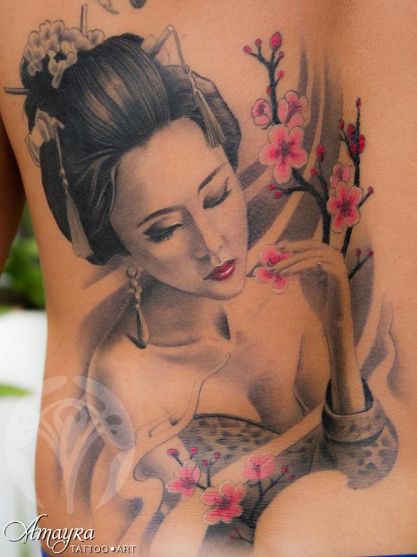 Geisha Tattoo - 50 + đẹp Geisha xăm <3 <3