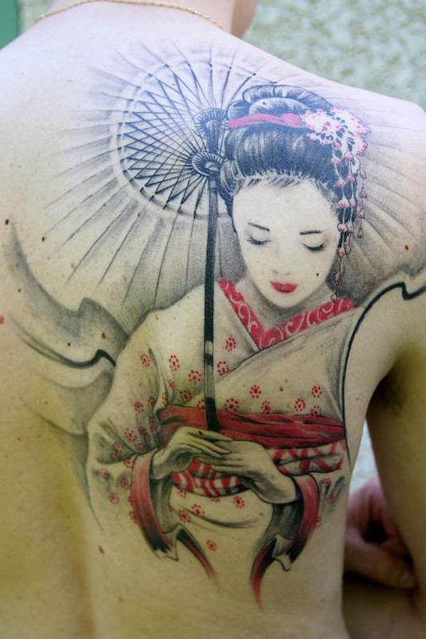 Geisha Tattoo - 50 + đẹp Geisha xăm <3 <3