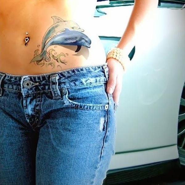 Dễ thương Dolphin Tattoo - 40+ đáng yêu Dolphin xăm và ý nghĩa <3 <3