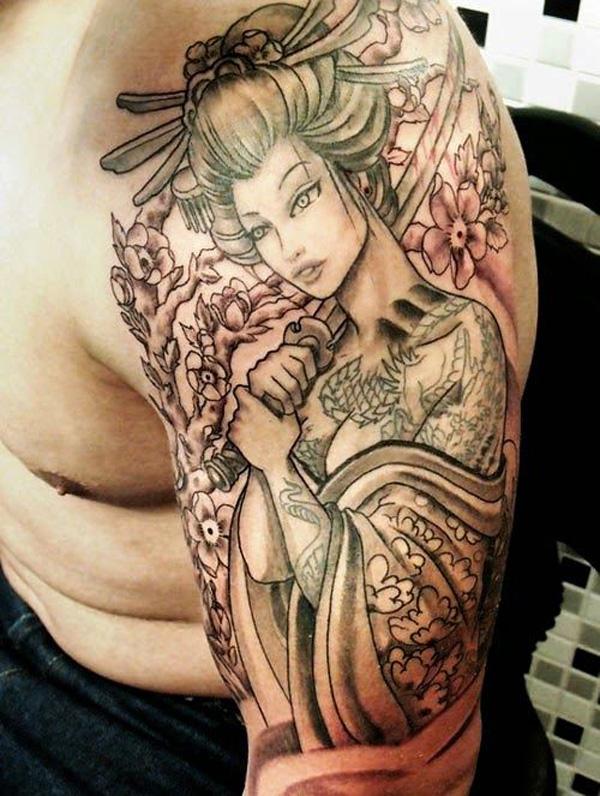 geisha xăm trên tay - 50 + đẹp Geisha xăm <3 <3