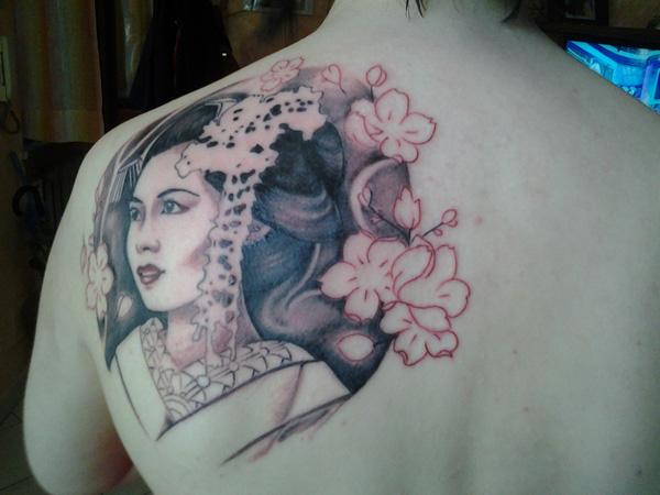 geisha tattoo - 50 + đẹp Geisha xăm <3 <3