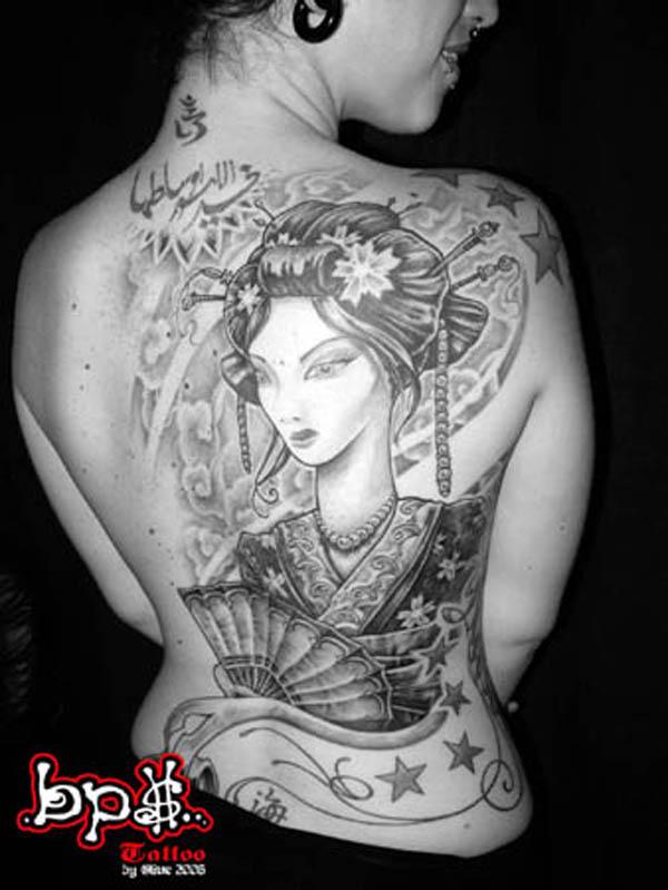 Geisha Tattoo - 50 + đẹp Geisha xăm <3 <3