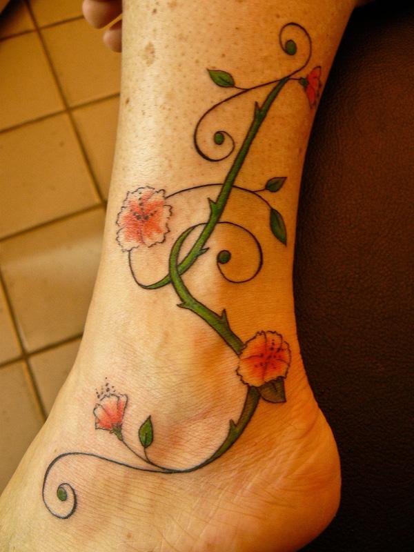 Ankle Tattoo - 60+ Ankle xăm cho phụ nữ <3 <3