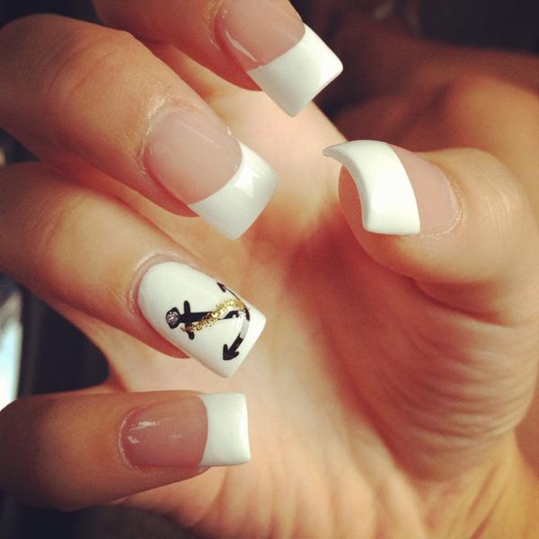 60 Cute Anchor Nail Designs Art And Design Anchor Nail Art 60 Cute Designs