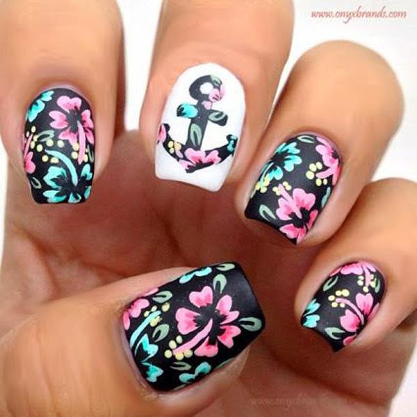 60 Cute Anchor Nail Designs Art And Design anchor nail art - 60 Cute Anchor Nail Designs ... - 60 Cute Anchor Nail Designs Art And Design