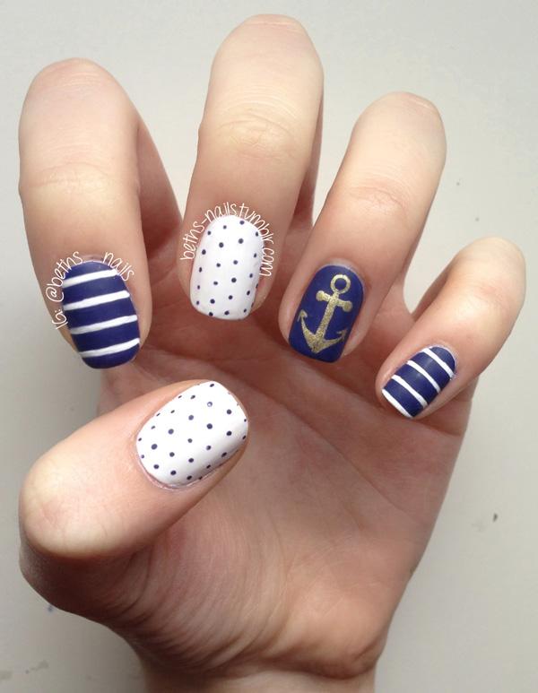 60 Cute Anchor Nail Designs Art And Design anchor nail art - 60 Cute Anchor Nail Designs ... - 60 Cute Anchor Nail Designs Art And Design
