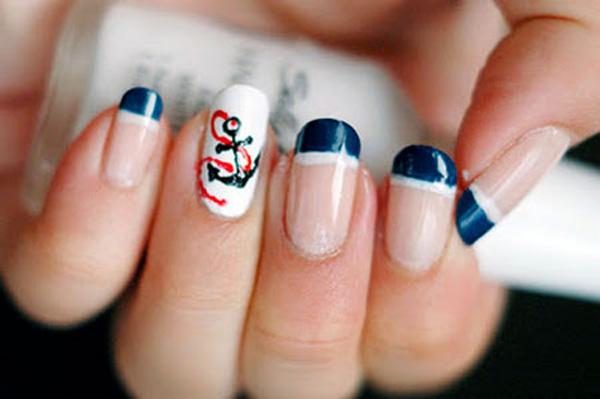 60 Cute Anchor Nail Designs Art And Design anchor nail art - 60 Cute Anchor Nail Designs ... - 60 Cute Anchor Nail Designs Art And Design