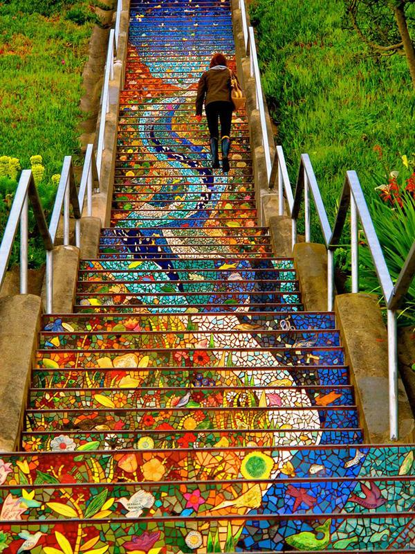 stairs street art-1