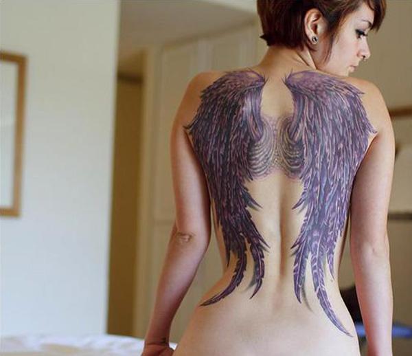 Wing xăm cho phụ nữ - 35 Ngoạn Wings Tattoo Designs <3 <3
