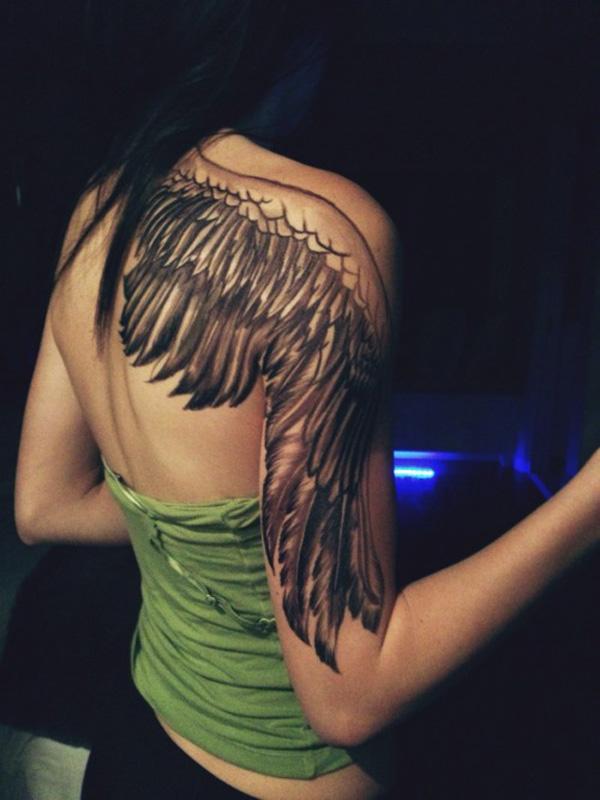 Angel Wing Tattoo - 35 Ngoạn Wings Tattoo Designs <3 <3