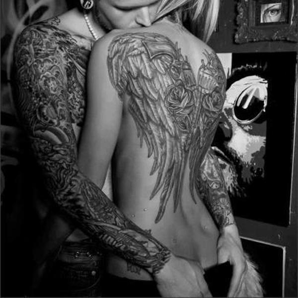 Wing hình xăm - 35 Ngoạn Wings Tattoo Designs <3 <3