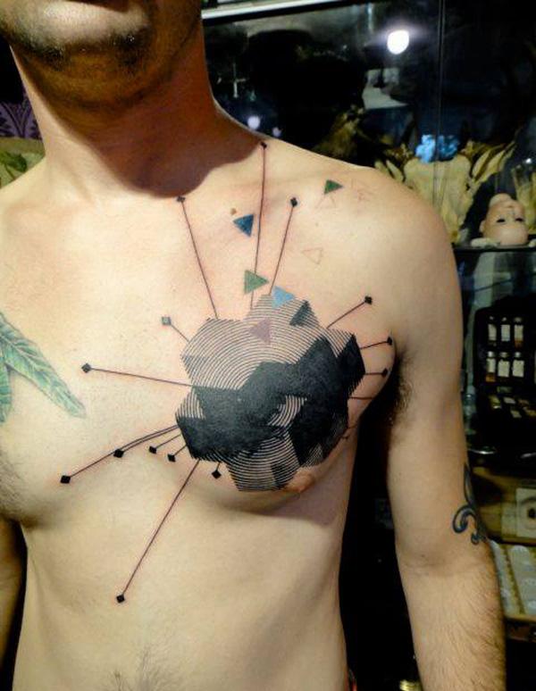 mẫu hình xăm - 40 phức tạp Các Ý tưởng Tattoo Geometric <3 <3