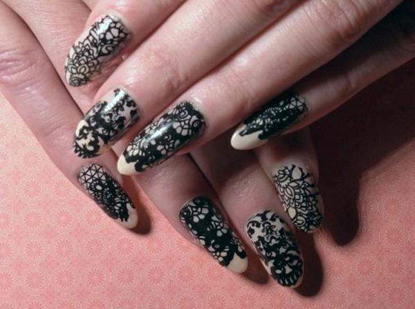 45+ Lace Nail Designs Art And Design lace nail art - 45+ Lace Nail Designs <3 <3 ... - 45+ Lace Nail Designs Art And Design