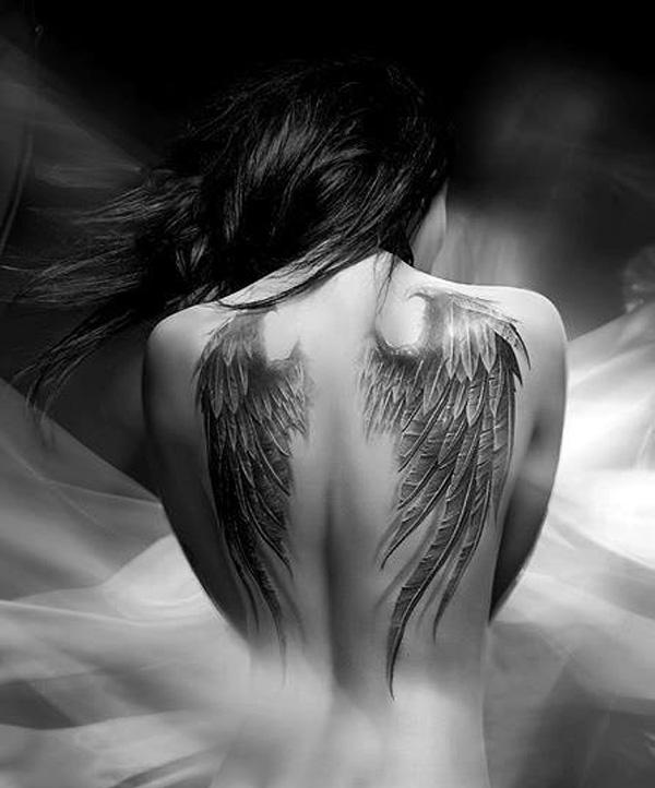 Thiên thần cánh hình xăm - 35 Ngoạn Wings Tattoo Designs <3 <3