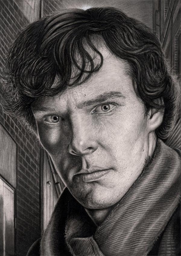 _sherlock__graphite_drawing_by_pen_tacular