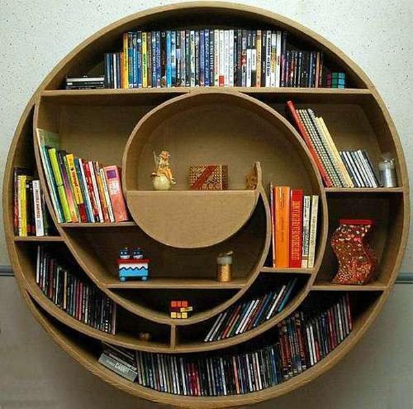 60 Creative Bookshelf Ideas | Art and Design 600 x 593
