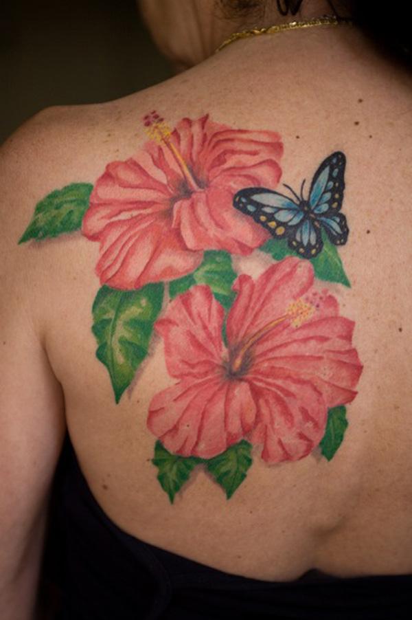 Hibiscus hình xăm - 40 Magnificent Hibiscus Flower Tattoos <3 <3