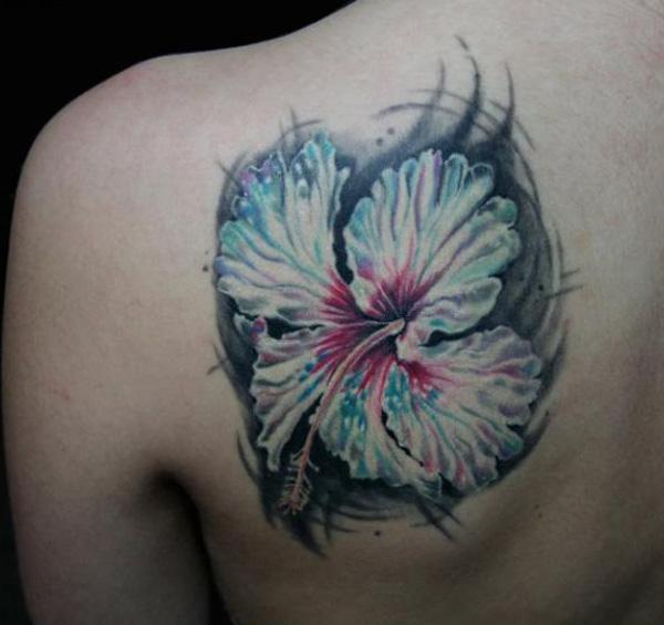 Hibiscus hình xăm - 40 Magnificent Hibiscus Flower Tattoos <3 <3