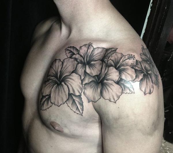 Hibiscus hình xăm - 40 Magnificent Hibiscus Flower Tattoos <3 <3