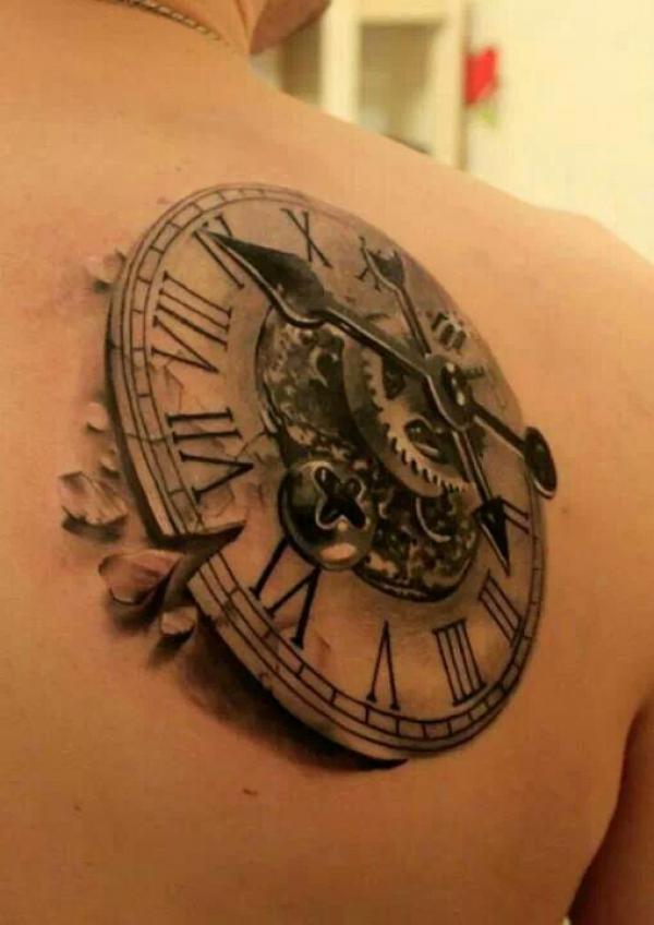 Steampunk đồng hồ - 25 ảnh vui nhộn xăm Steampunk thiết kế <3 <3