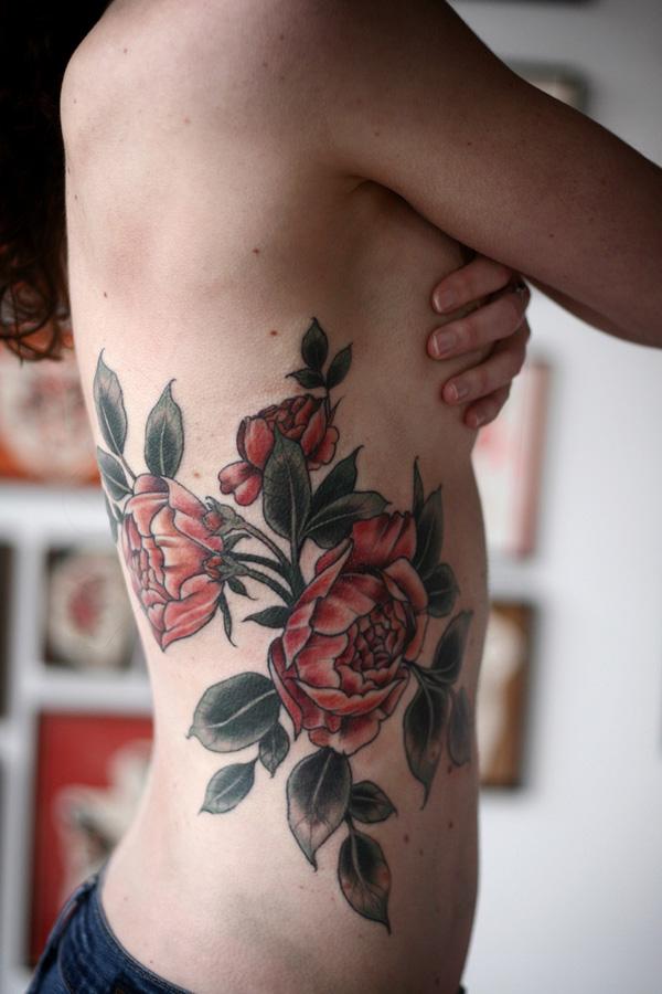 Peony hình xăm - 50 Peony Designs Tattoo và ý nghĩa <3 <3