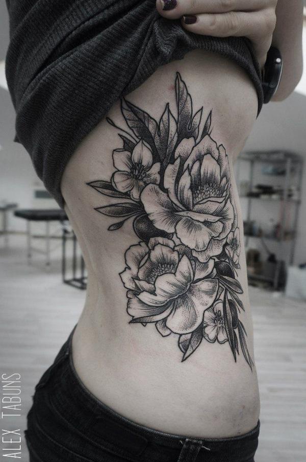 Peony hình xăm - 50 Peony Designs Tattoo và ý nghĩa <3 <3