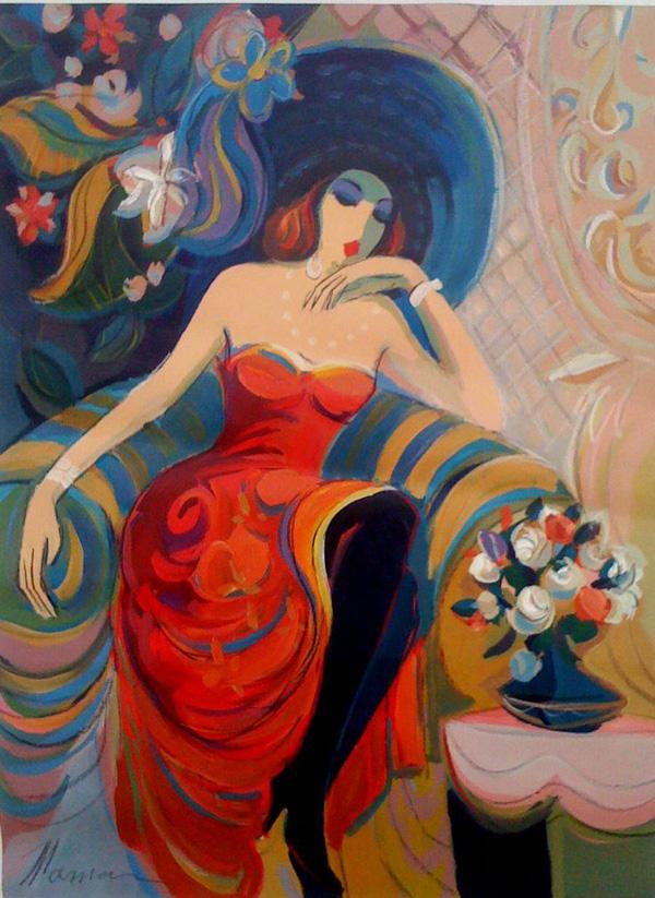 Jasmine by Isaac Maimon - Paintings by Isaac Maimon  <3 <3