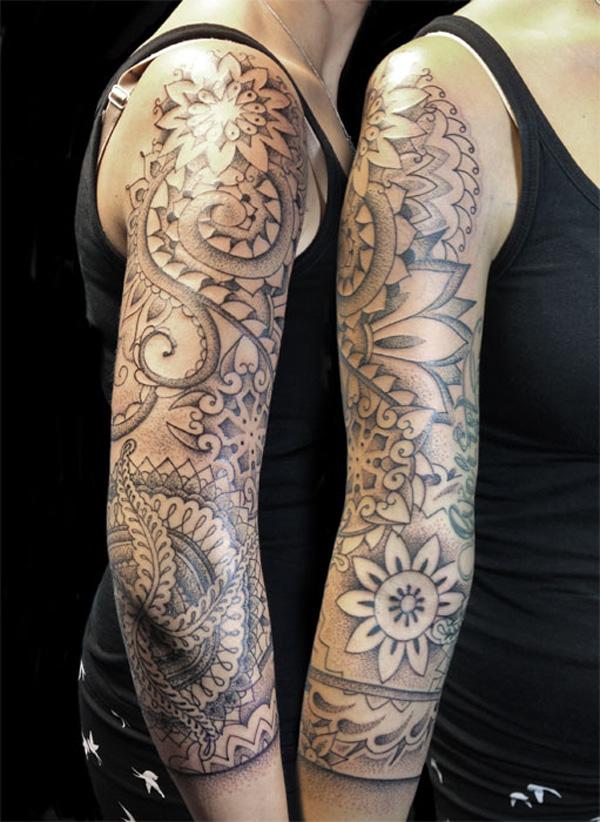 Mandala Sleeve Tattoo - 30 + phức tạp Các Mandala Tattoo Designs <3 <3