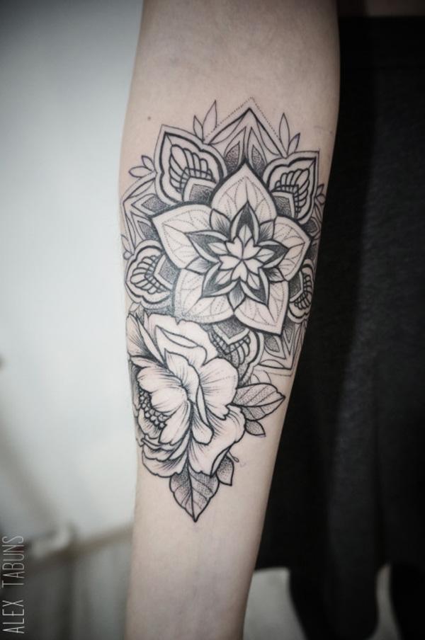 Mandala và Flower Tattoo - 30 + phức tạp Các Mandala Tattoo Designs <3 <3