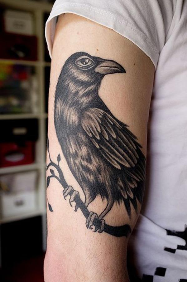 Raven Sleeve Tattoo - 60+ Mysterious Raven xăm <3 <3