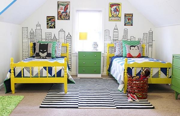 superhero bedroom ideas for boys | art and design