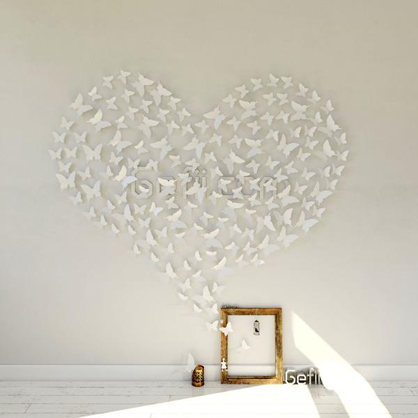 white pvc 3d decorative butterflies removable wall art sticker decal home wedding decor decoration 45
