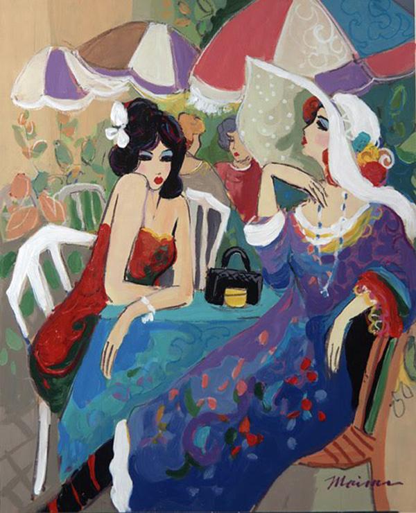 dejeuner by Isaac Maimon - Paintings by Isaac Maimon  <3 <3
