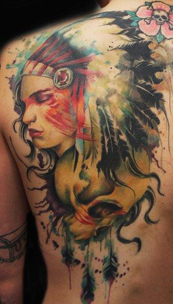 Native American lấy cảm hứng từ hình xăm của Jay Freestyle - 25+ Tattoo người Mỹ bản địa Designs <3 <3