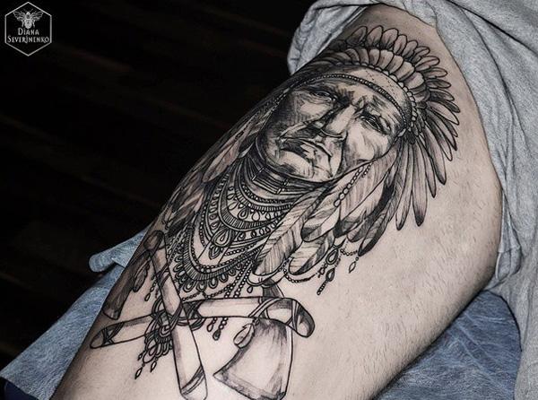 Native American Tattoo - 25+ Native American Tattoo Designs <3 <3