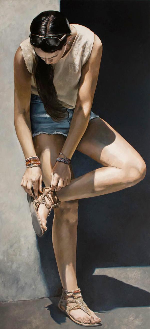 Marc Figueras-look up there - Realistic Paintings by Marc Figueras  &lt;3 &lt;3