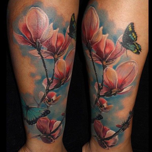 Magnolia Tattoo bởi Laura Juan - 50 + Magnolia Flower Tattoos <3 <3