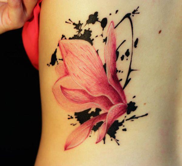 Magnolias mặt hình xăm - 50 + Magnolia Flower Tattoos <3 <3