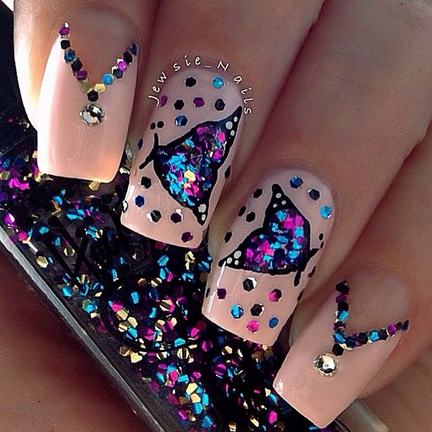 35 Erfly Nail Art Ideas And Design Erfly Nail Art 35 Ideas