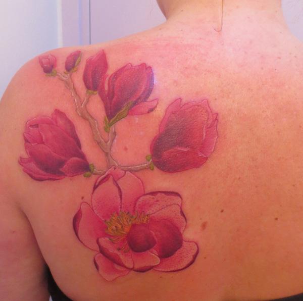 mộc lan xăm tak - 50 + Magnolia Flower Tattoos <3 <3
